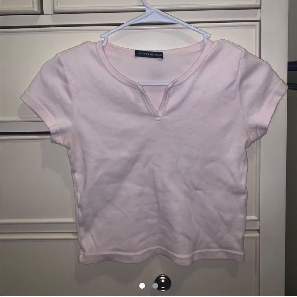 pink brandy baby tee